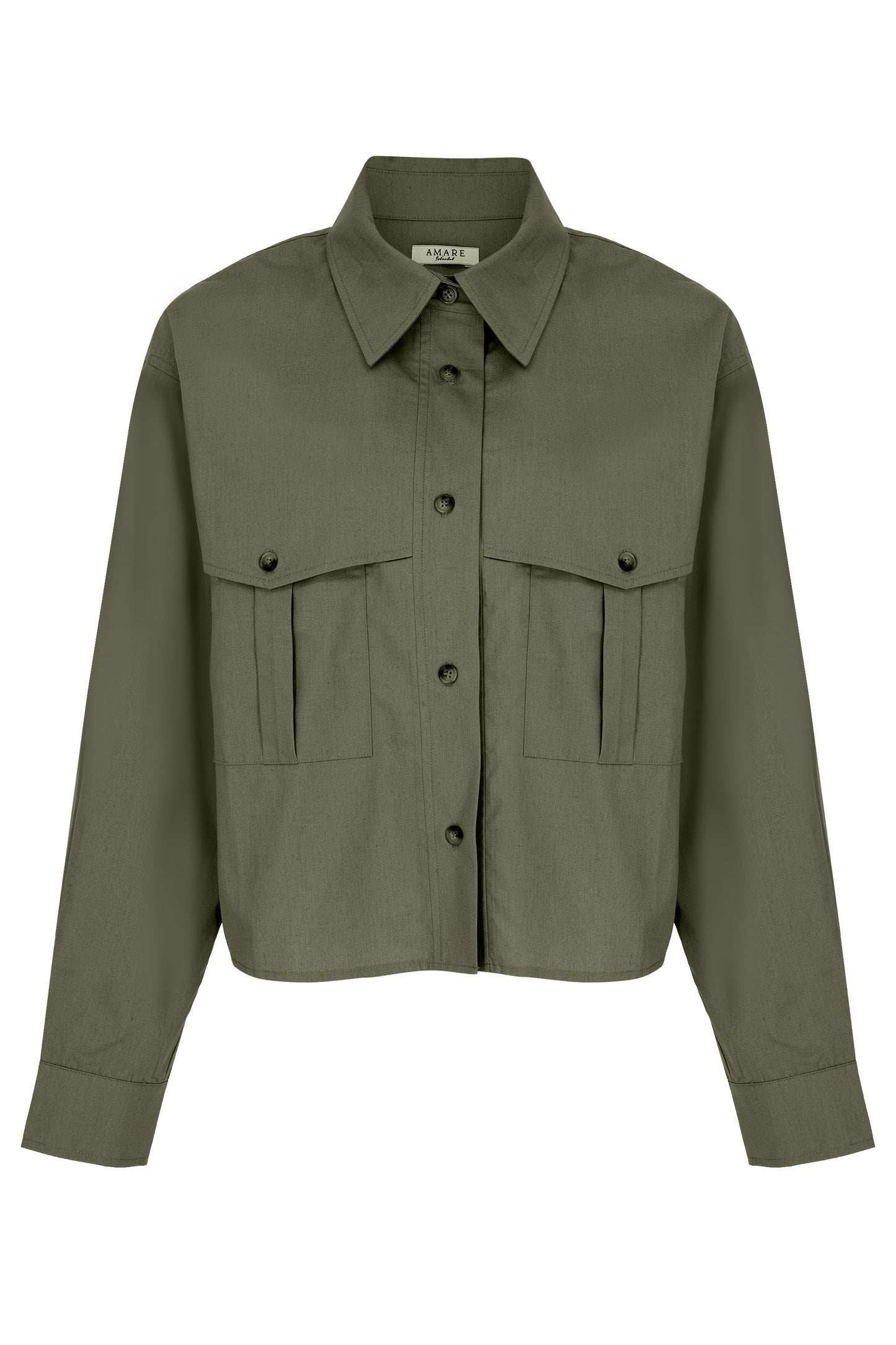 Safari Kısa Gömlek Haki