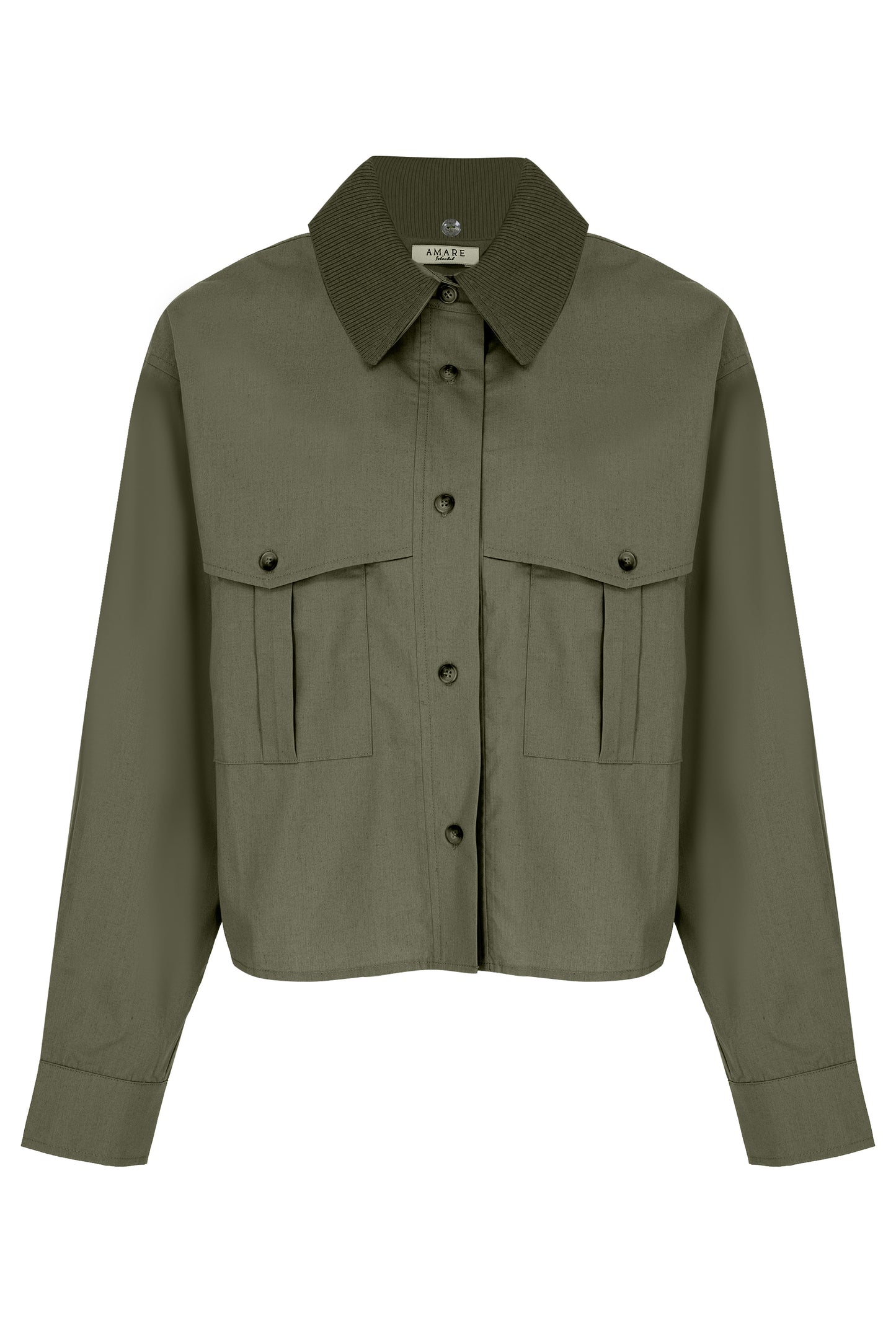 Safari Kısa Gömlek Haki