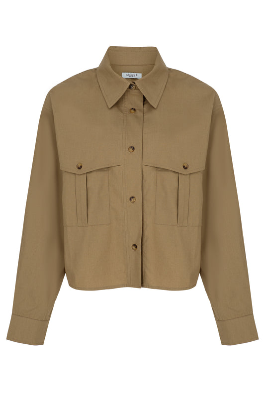 Safari Gömlek Bej