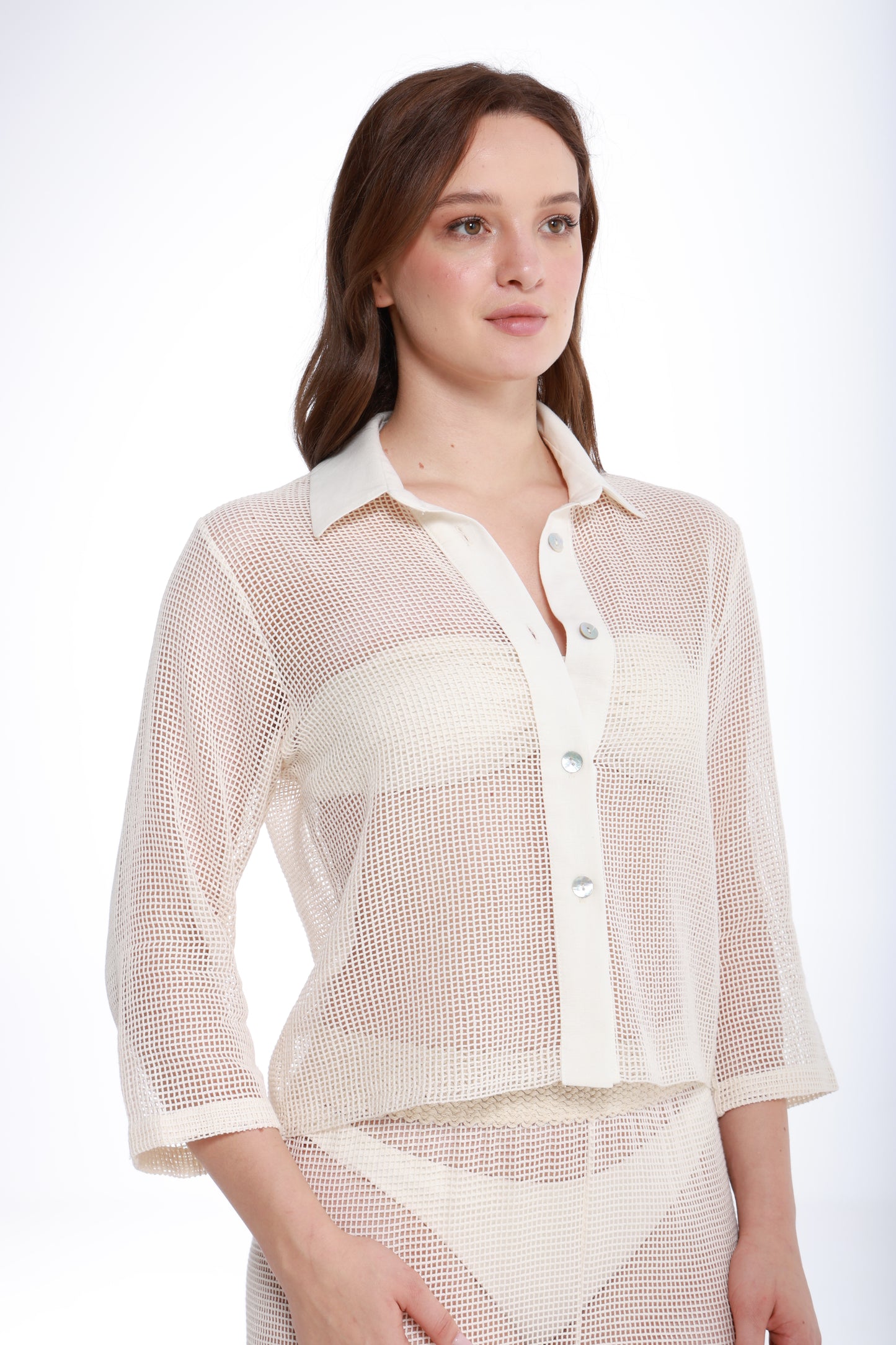 Bohemia Kısa File Gömlek