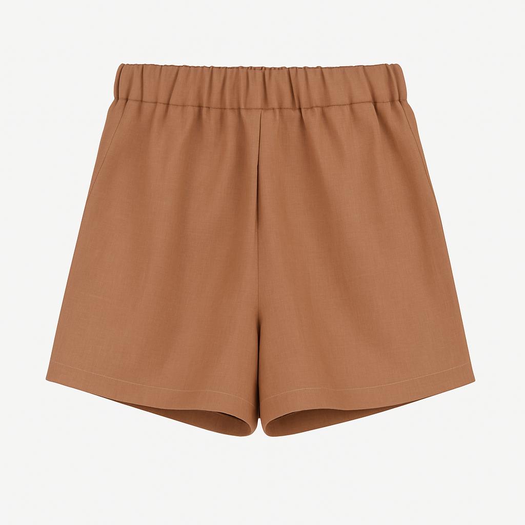 Desert Keten Şort Moka