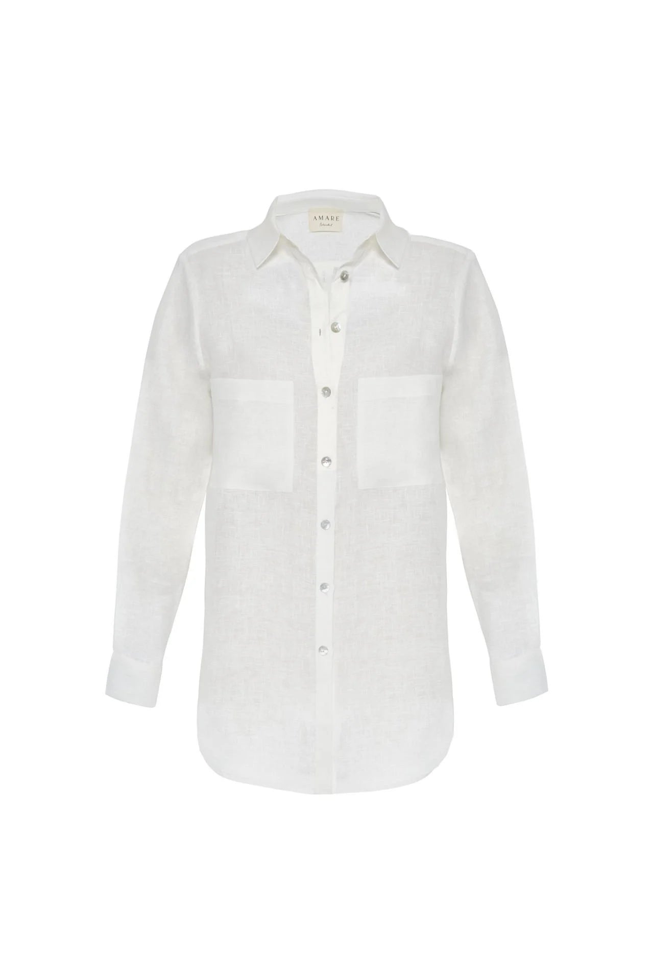 Keten Gömlek Beyaz