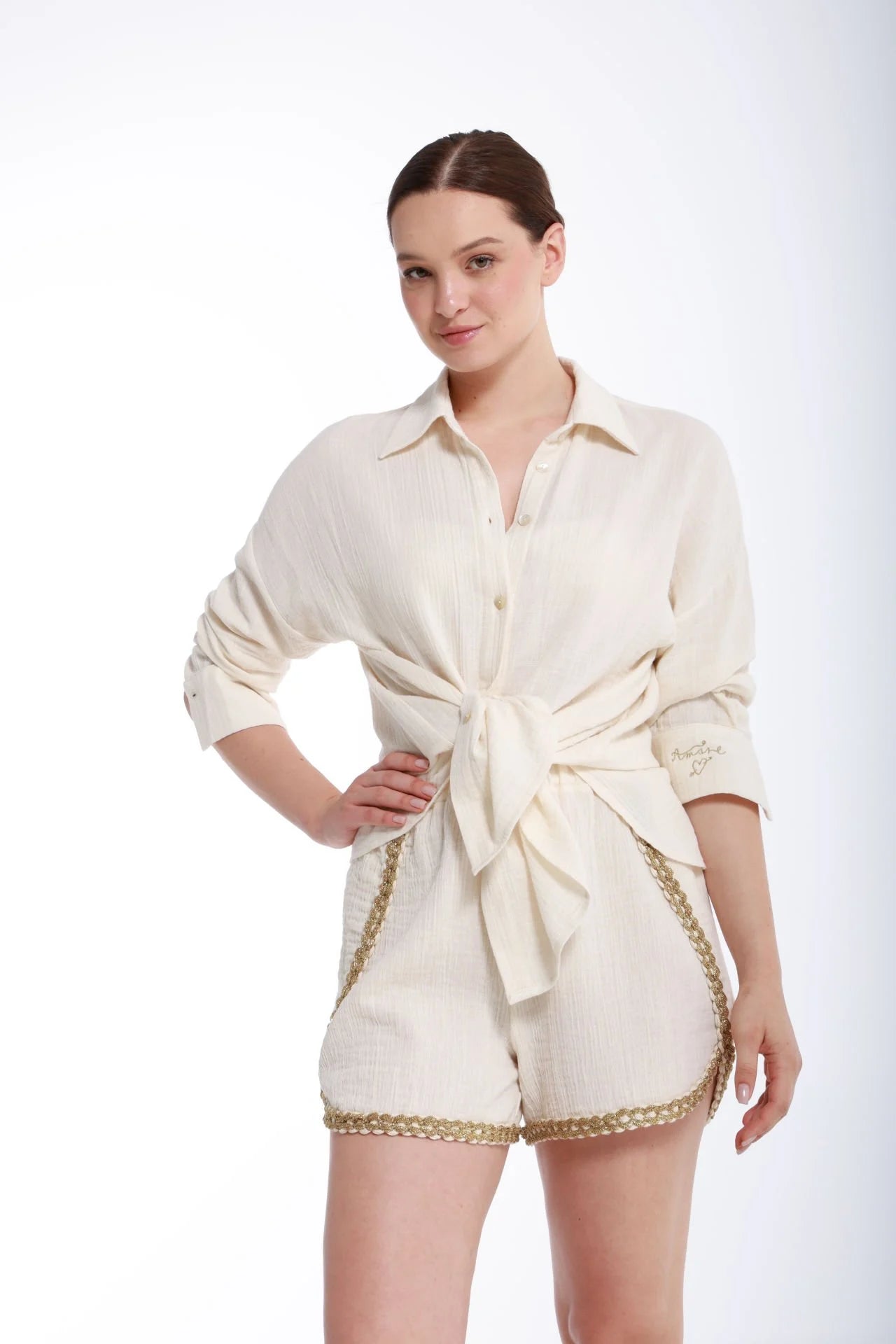 Bohemia Müslin Şort